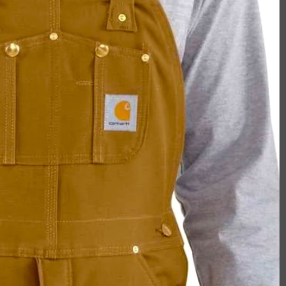 New Carhartt Duck Bib Overall Artic Quilt Lined Size 38 X 30 - Picture 8 of 10